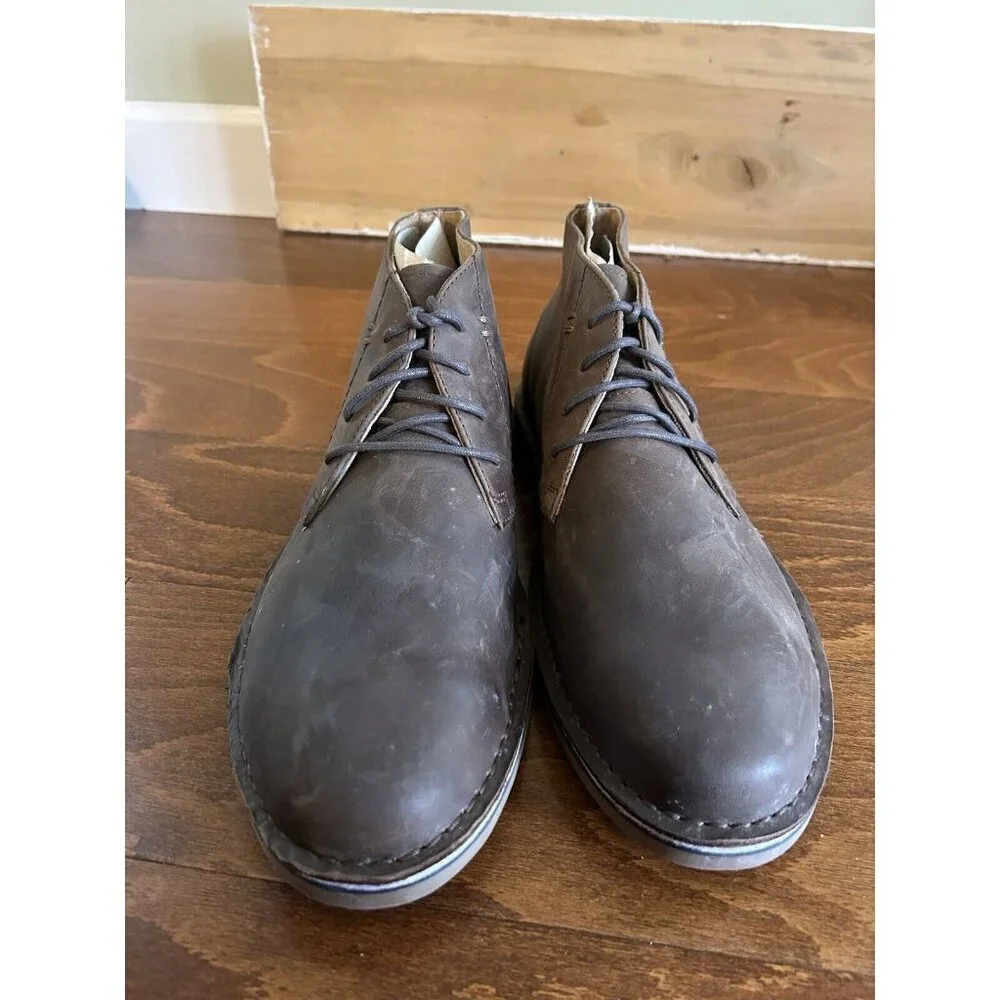 Nunn Bush Leather Ankle Boot Brown Lace Up Shoes NEW‎ 11.5 M Corporate